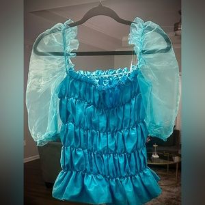 NEVER WORN BRAND NEW TOP : Teal